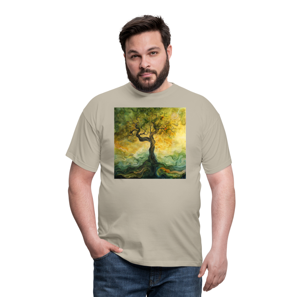 Trädets visdom, T-shirt herr - sandbeige
