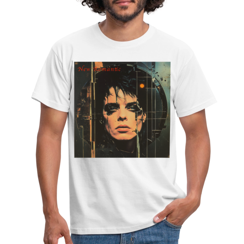 New Romance, T-shirt herr - vit