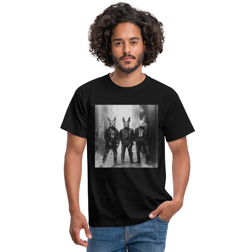 The Hare Raisers, T-shirt herr - svart