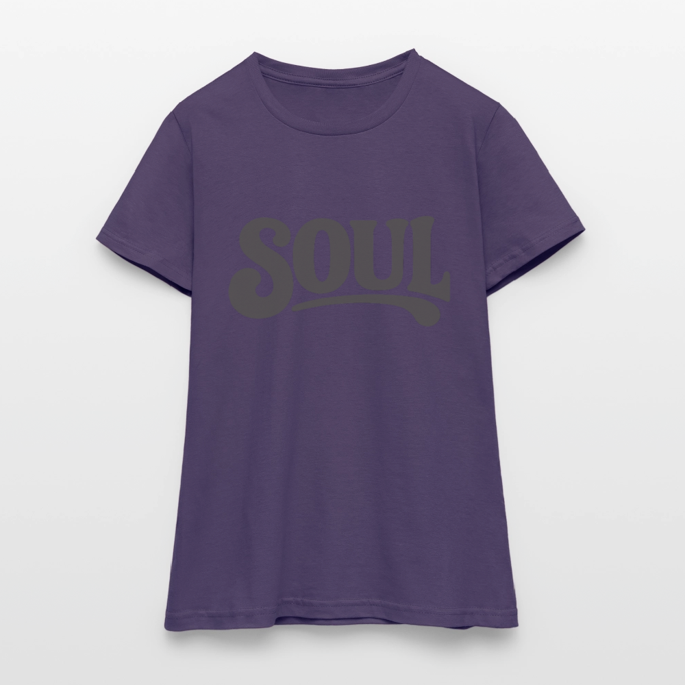 All About Soul, T-shirt dam - mörklila