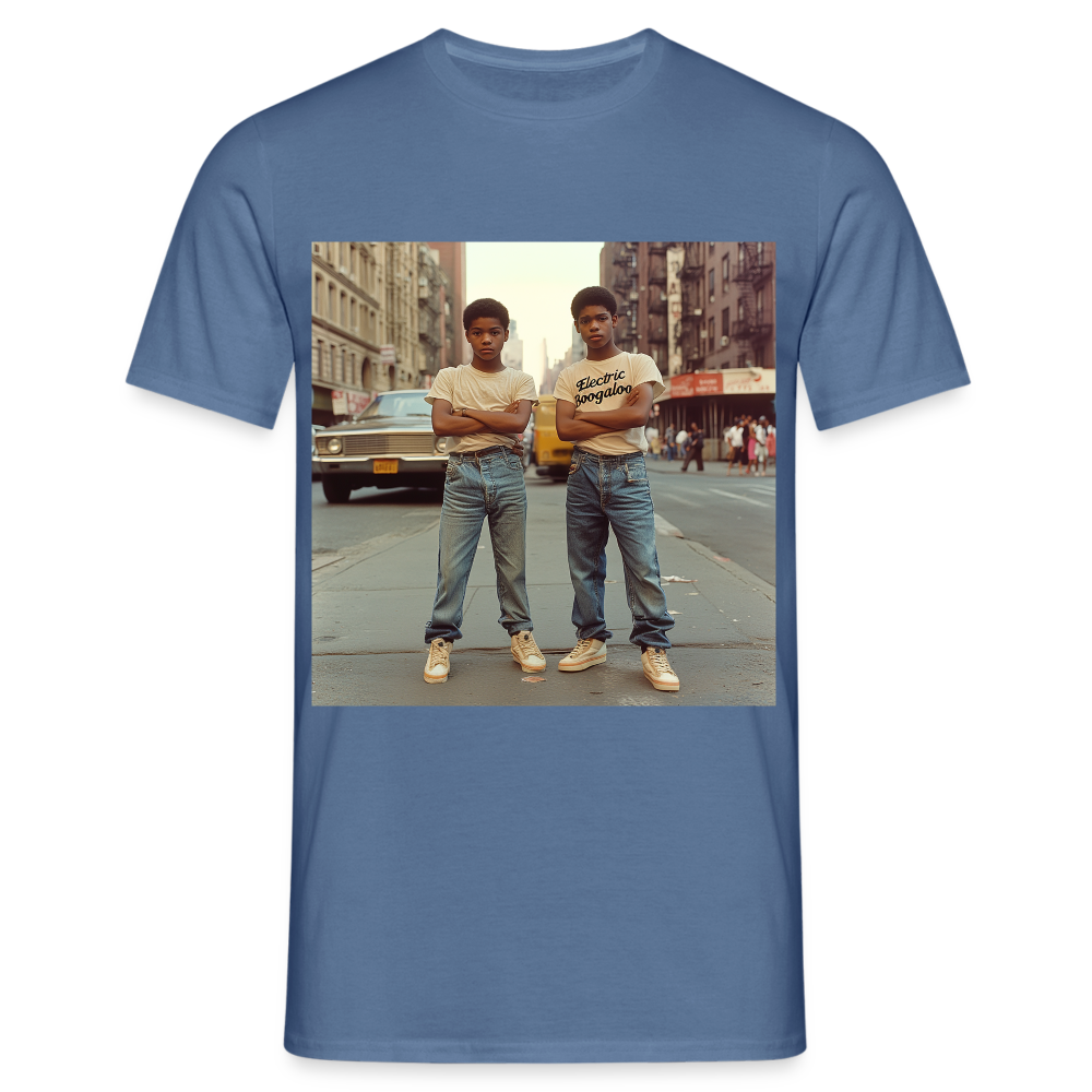 Electric Boogaloo, T-shirt herr - duvblå