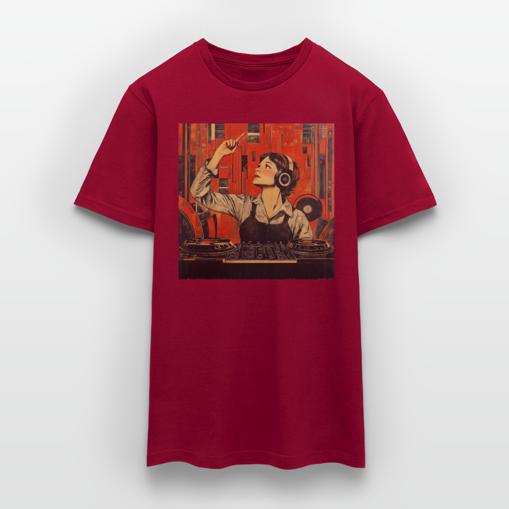 Revolutionens Rytm, T-shirt herr - tegelröd