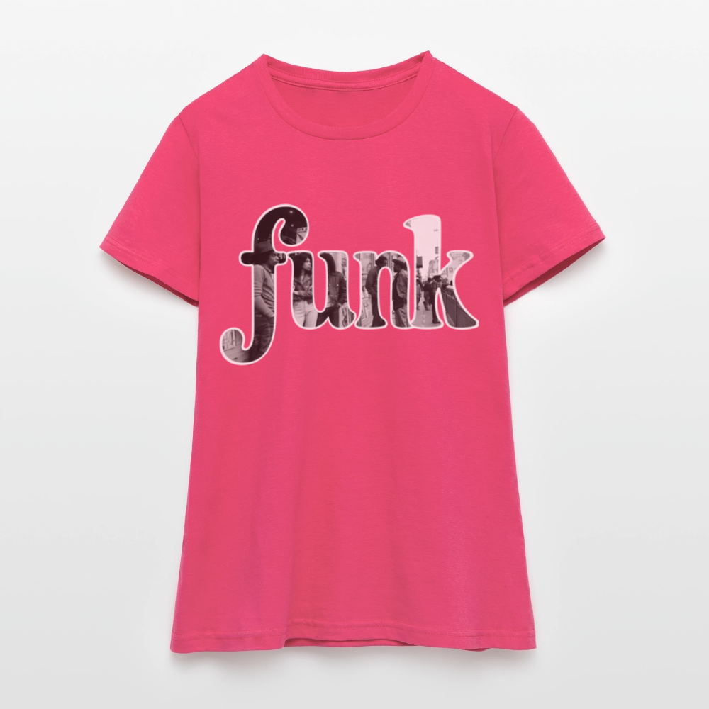 Funk Vibes, T-shirt dam - azalea