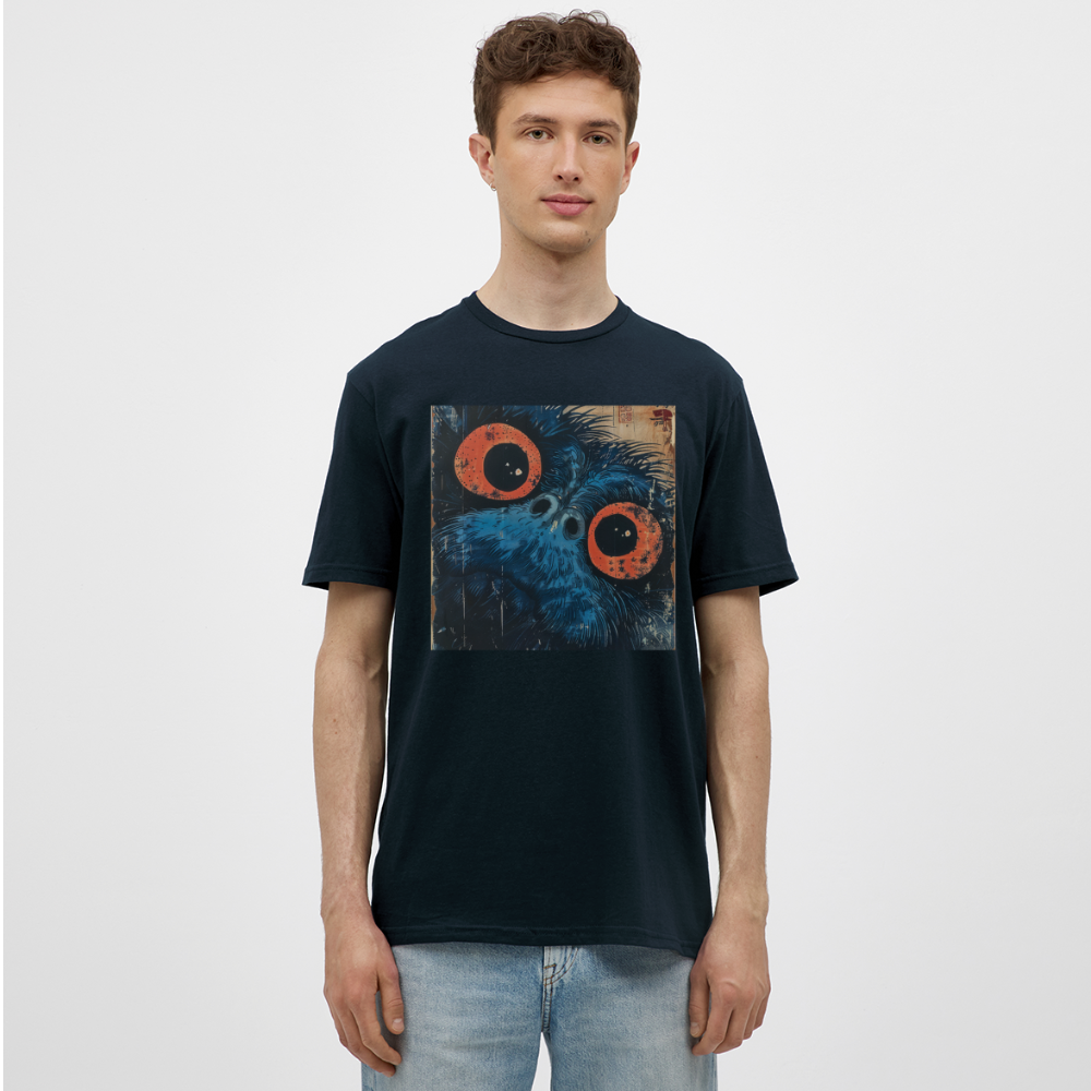 Den blå vännen, T-shirt herr - marinblå