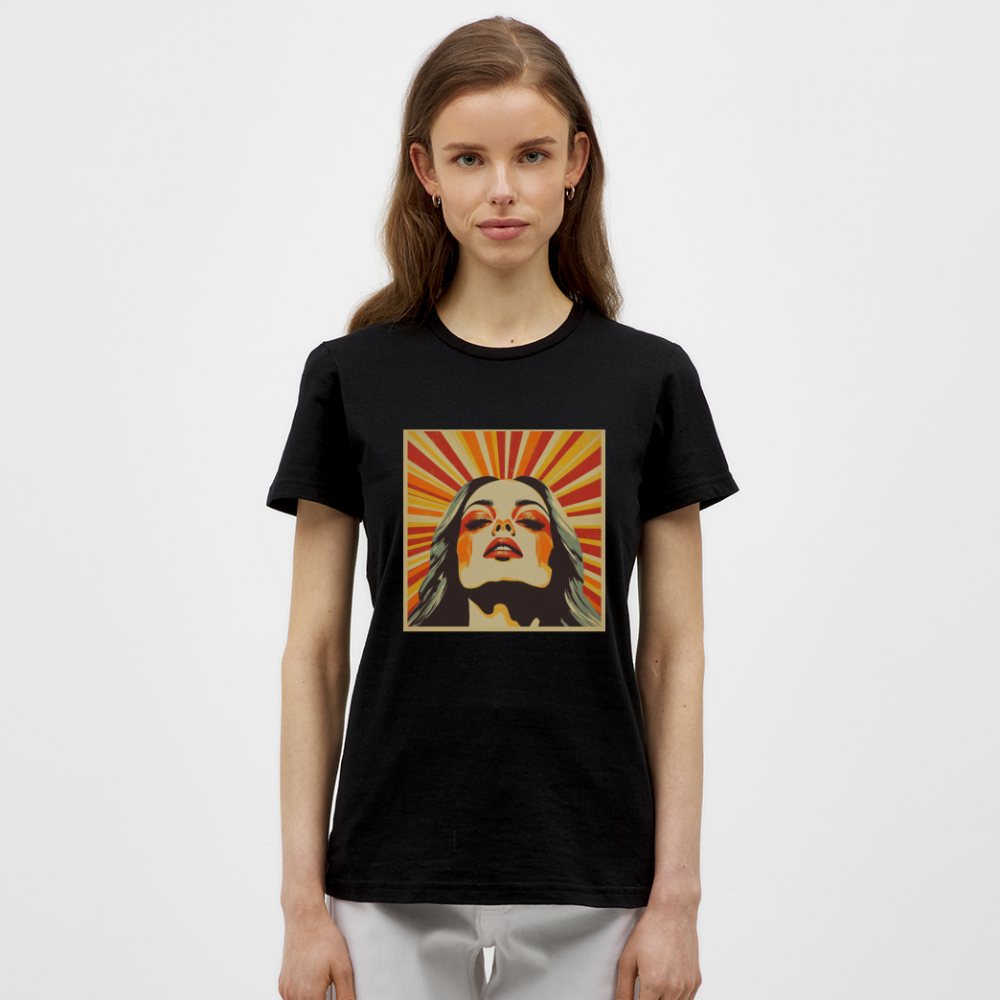 Sun Girl, T-shirt dam - svart