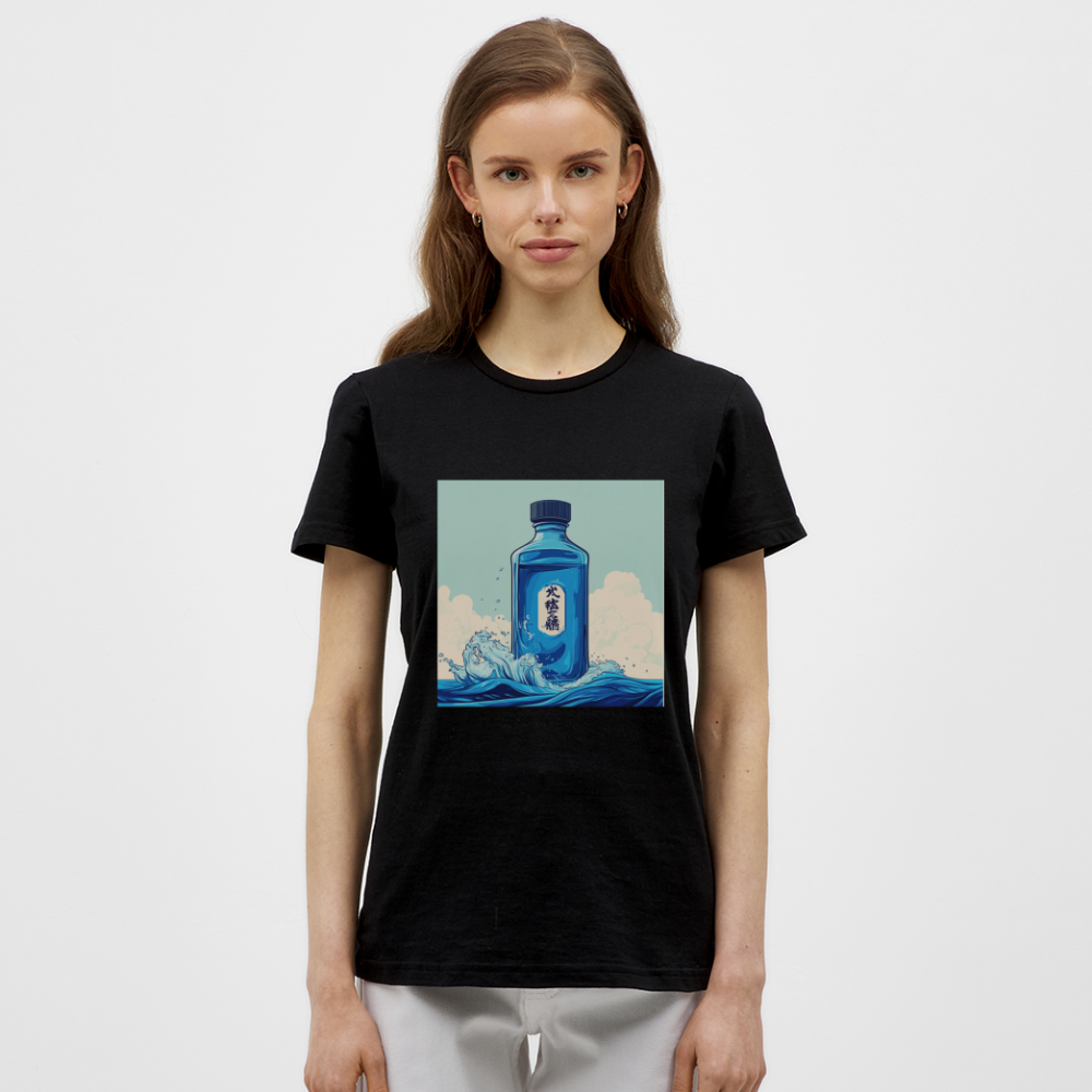 I Blått och Tystnad, T-shirt dam - svart