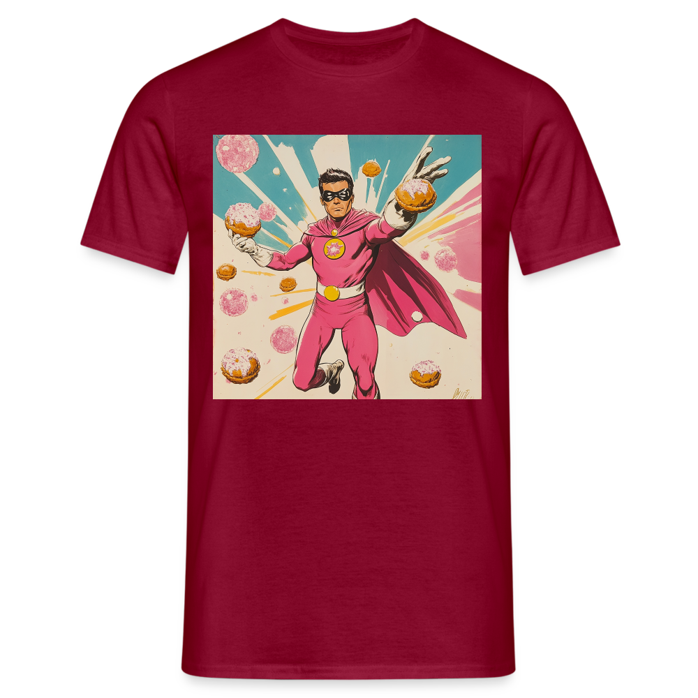 Frosting-Fury, T-shirt herr - tegelröd