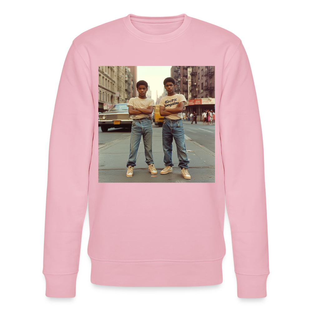 Electric Boogaloo 1975, Ekologisk sweatshirt CHANGER unisex från Stanley/Stella - ljusrosa