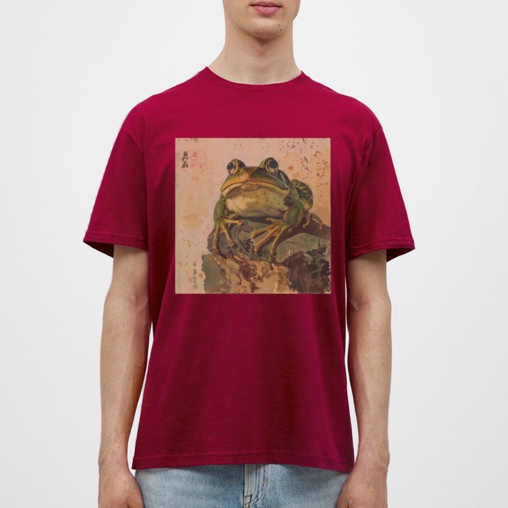Grodan i Skymningen, T-shirt herr - tegelröd