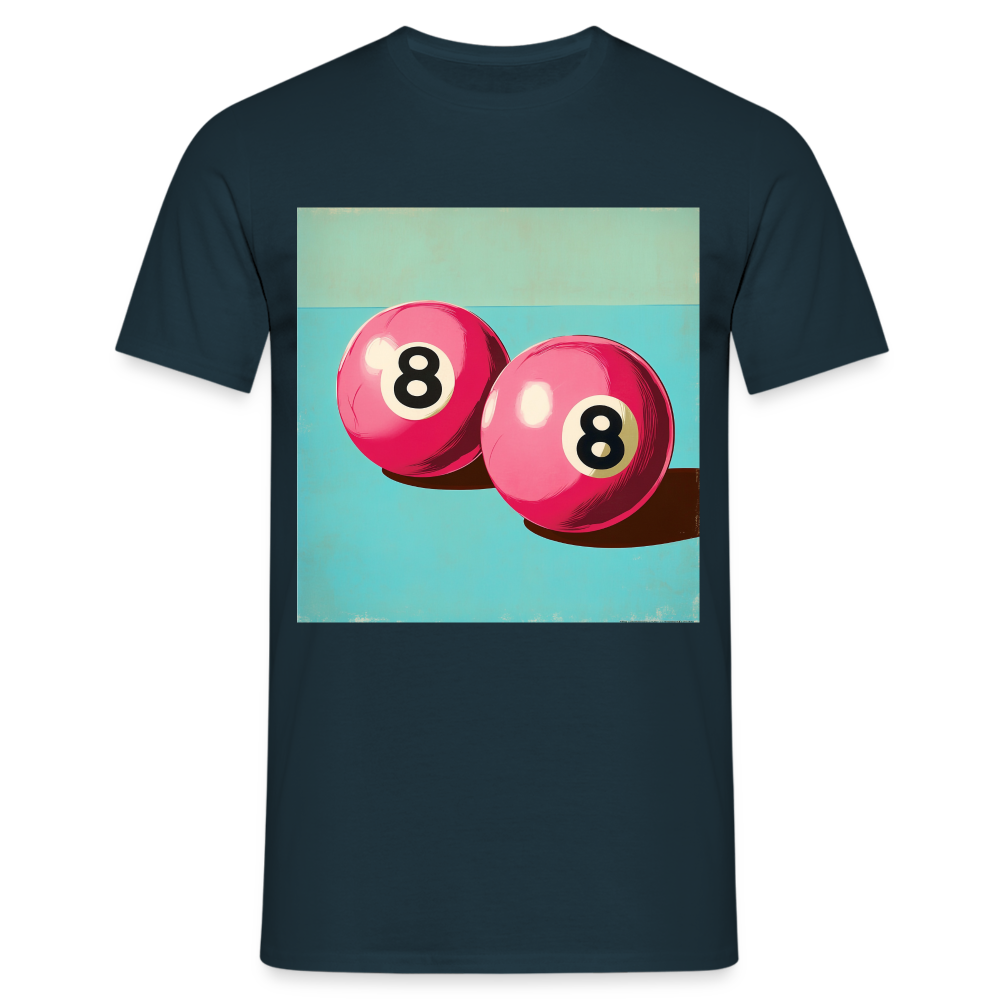 Rosa Rivaler, T-shirt herr - marinblå