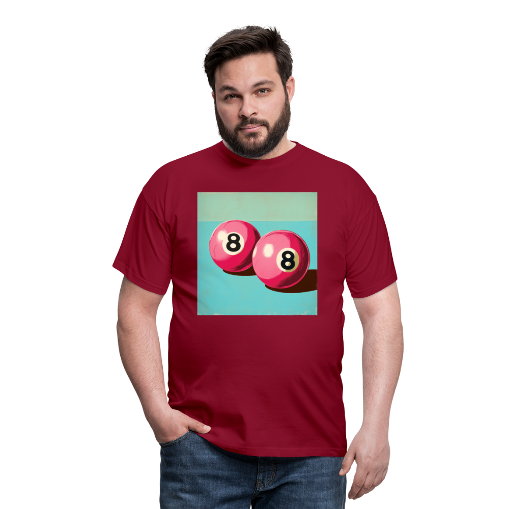 Rosa Rivaler, T-shirt herr - tegelröd