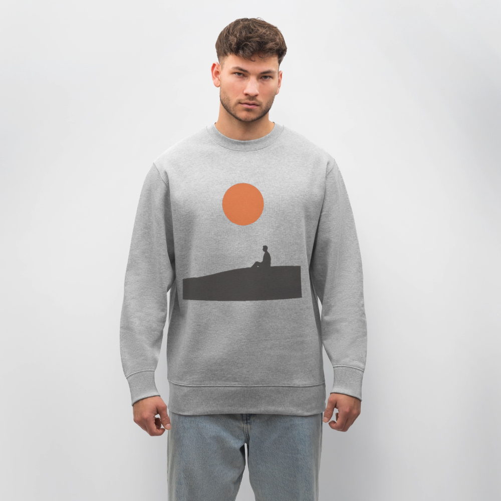 Under the sun, Ekologisk sweatshirt CHANGER unisex från Stanley/Stella - gråmelerad