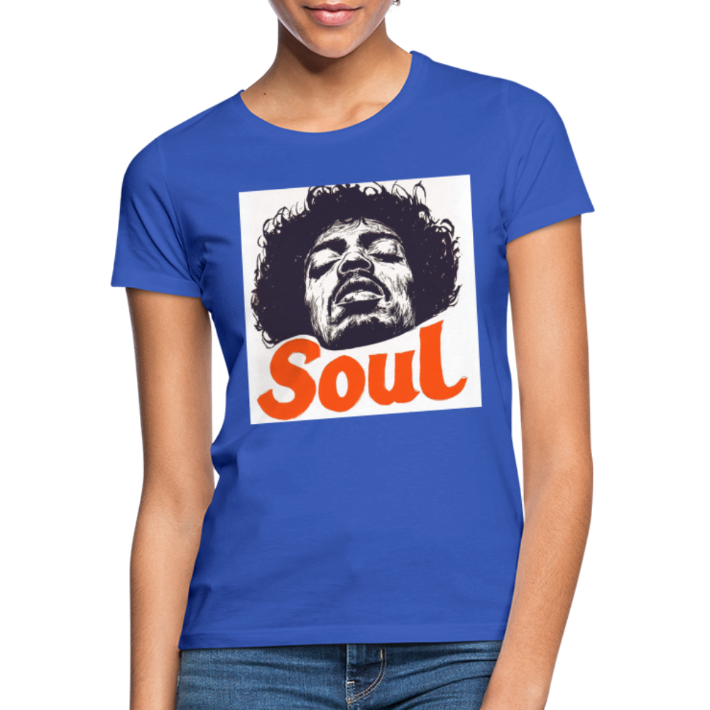 Soul, T-shirt dam - royalblå