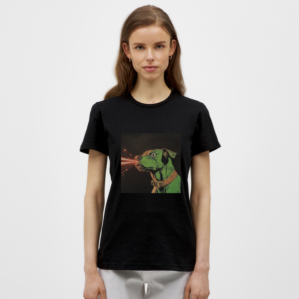 Strålhunden, T-shirt dam - svart