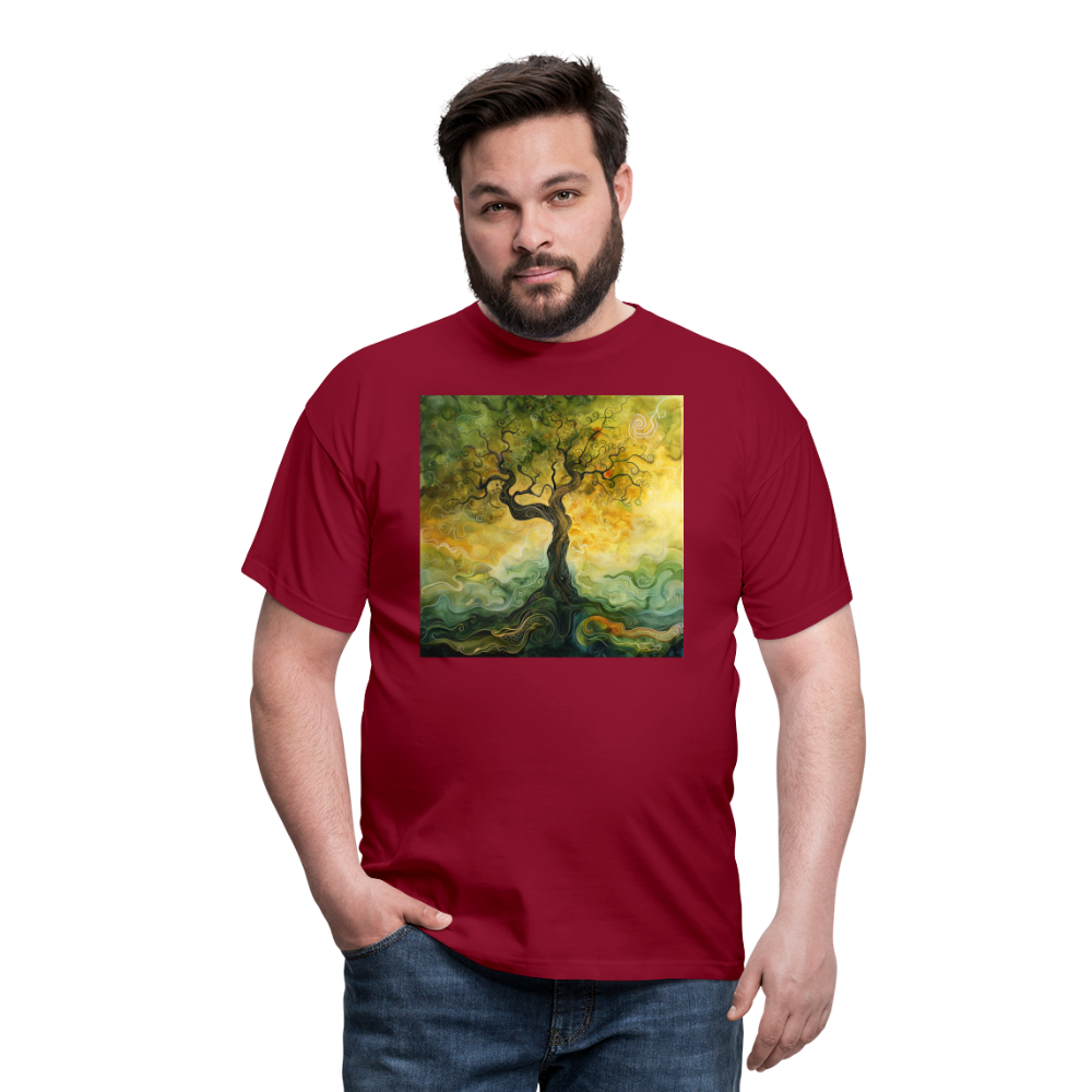 Trädets visdom, T-shirt herr - tegelröd