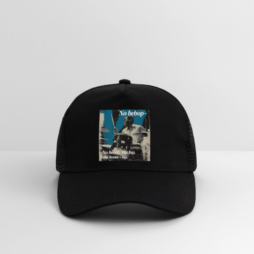 Push It Bebop, Trucker Cap - svart/svart