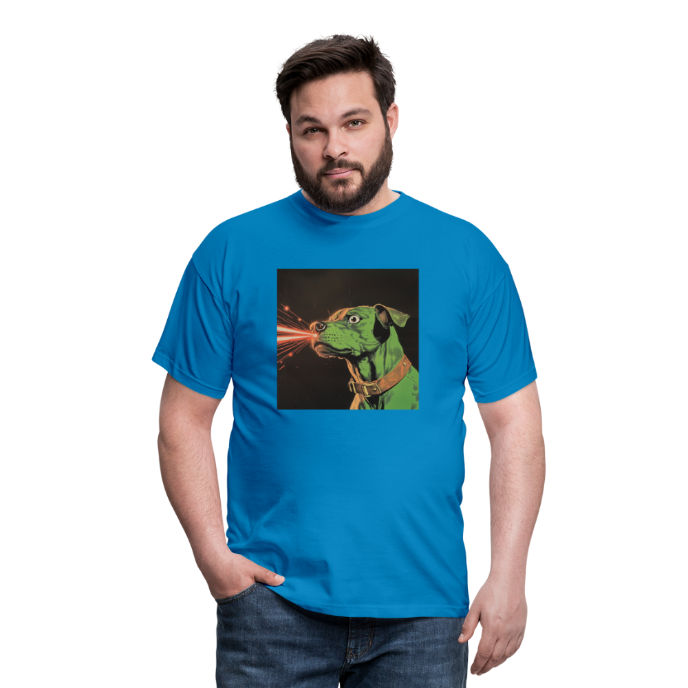 Strålhunden, T-shirt herr - kungsblå