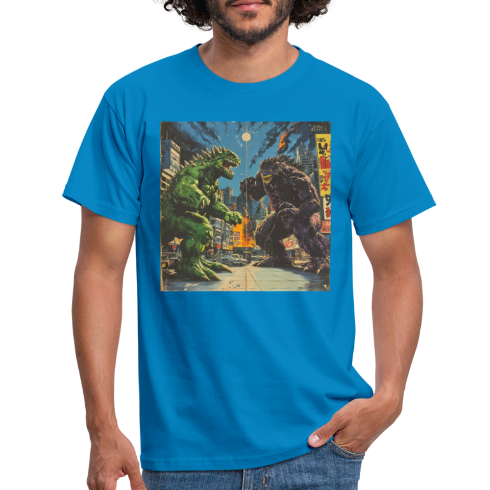 Kampen vid Solnedgången, T-shirt herr - kungsblå