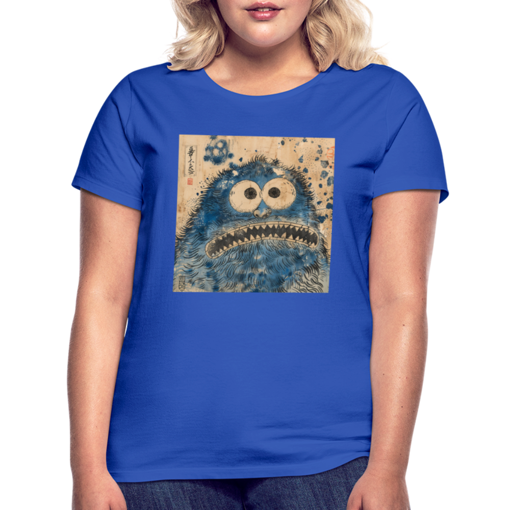 Uramiko ramlar i vattnet, T-shirt dam - royalblå