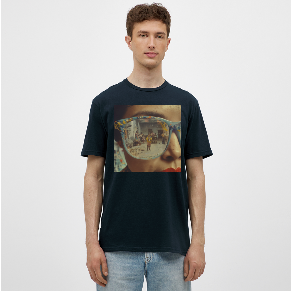 Reflektioner av Anderna, T-shirt herr - marinblå