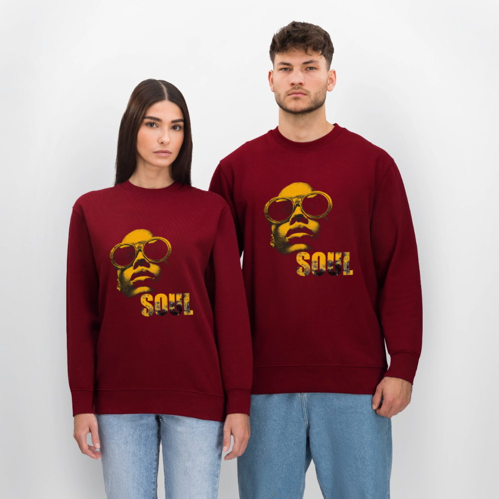 Golden Soul, Ekologisk sweatshirt CHANGER unisex från Stanley/Stella - vinröd