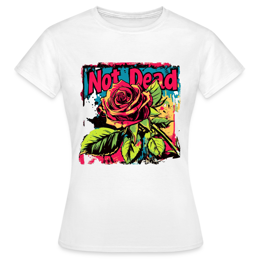 Den Eviga Rosen, T-shirt dam - vit