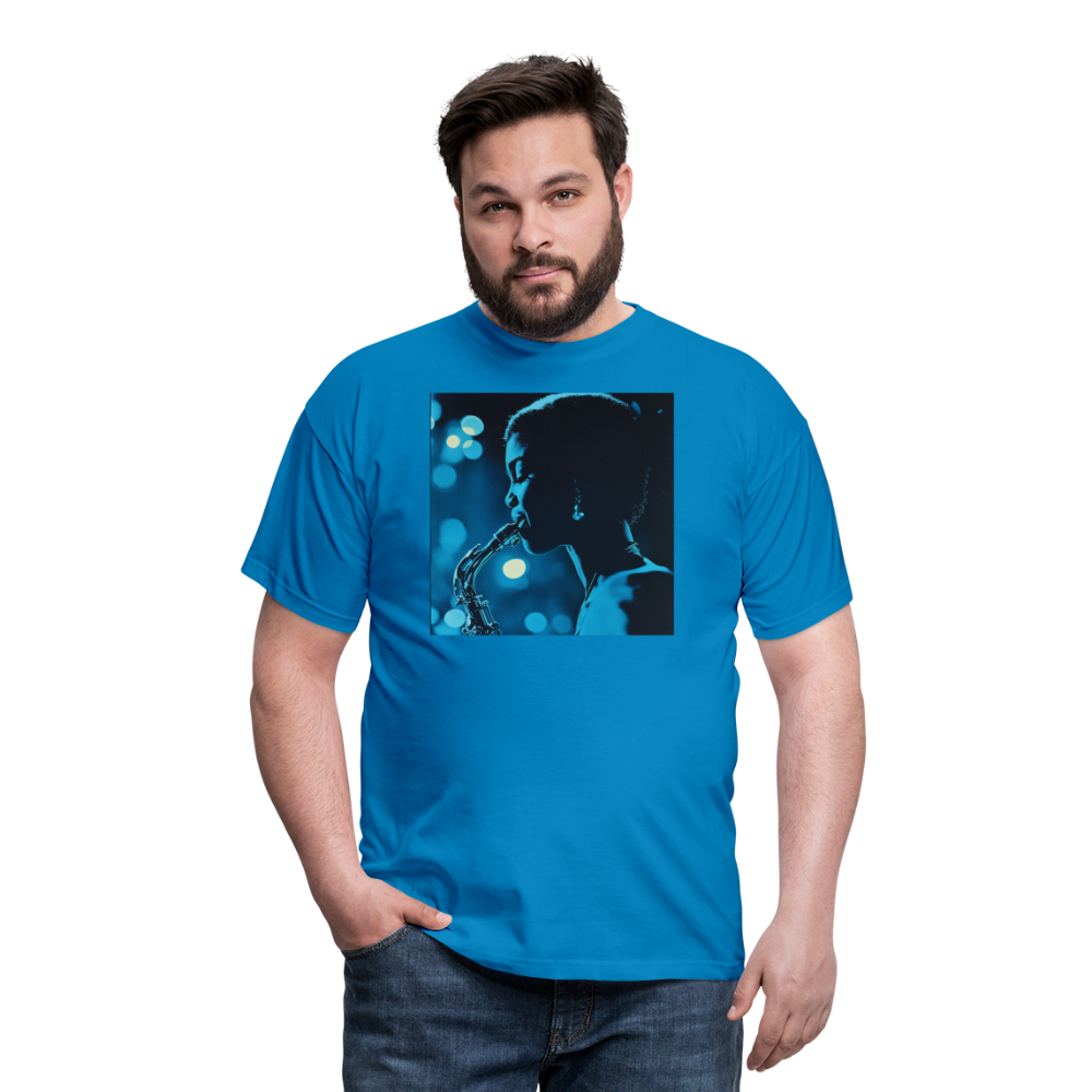 Blå toner i skymningen, T-shirt herr - kungsblå