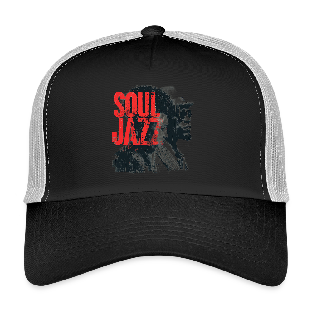 The Essence of Soul Jazz, Trucker Cap - svart/stengrå