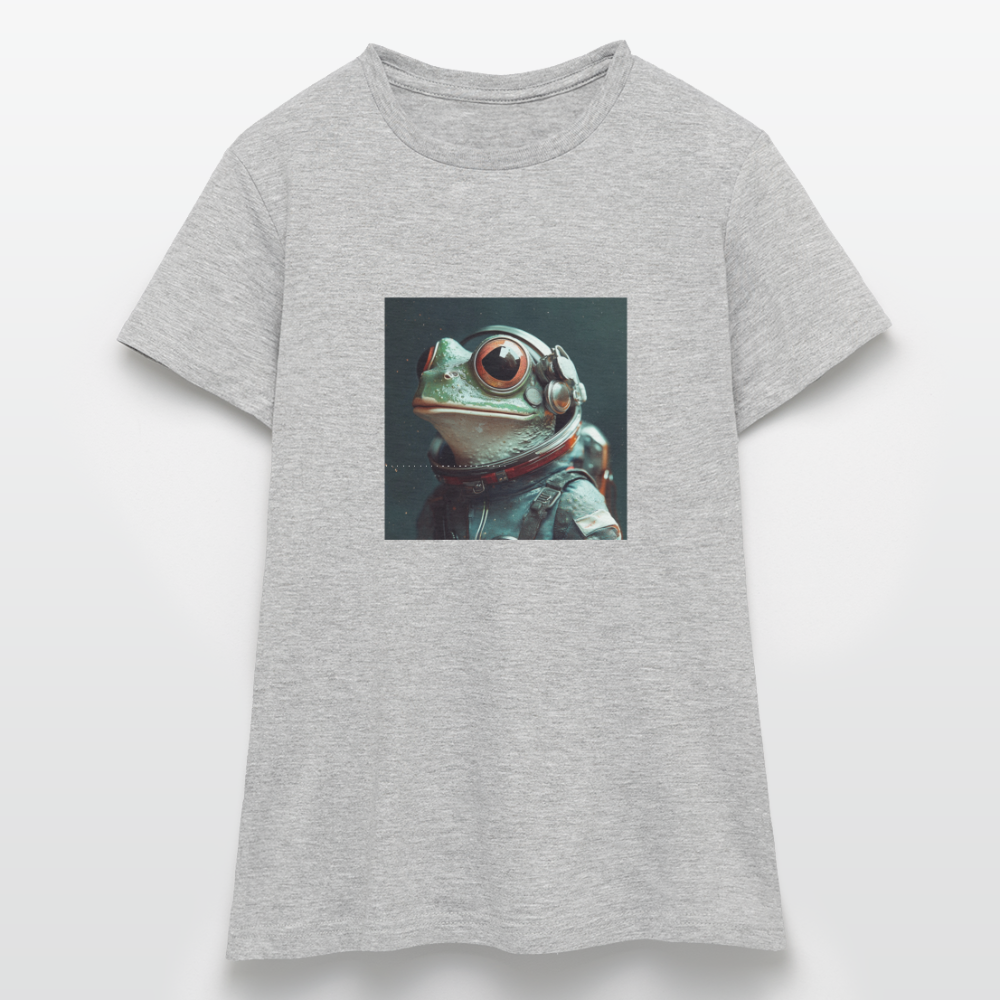 AstroFrog Amazonas, T-shirt dam - gråmelerad