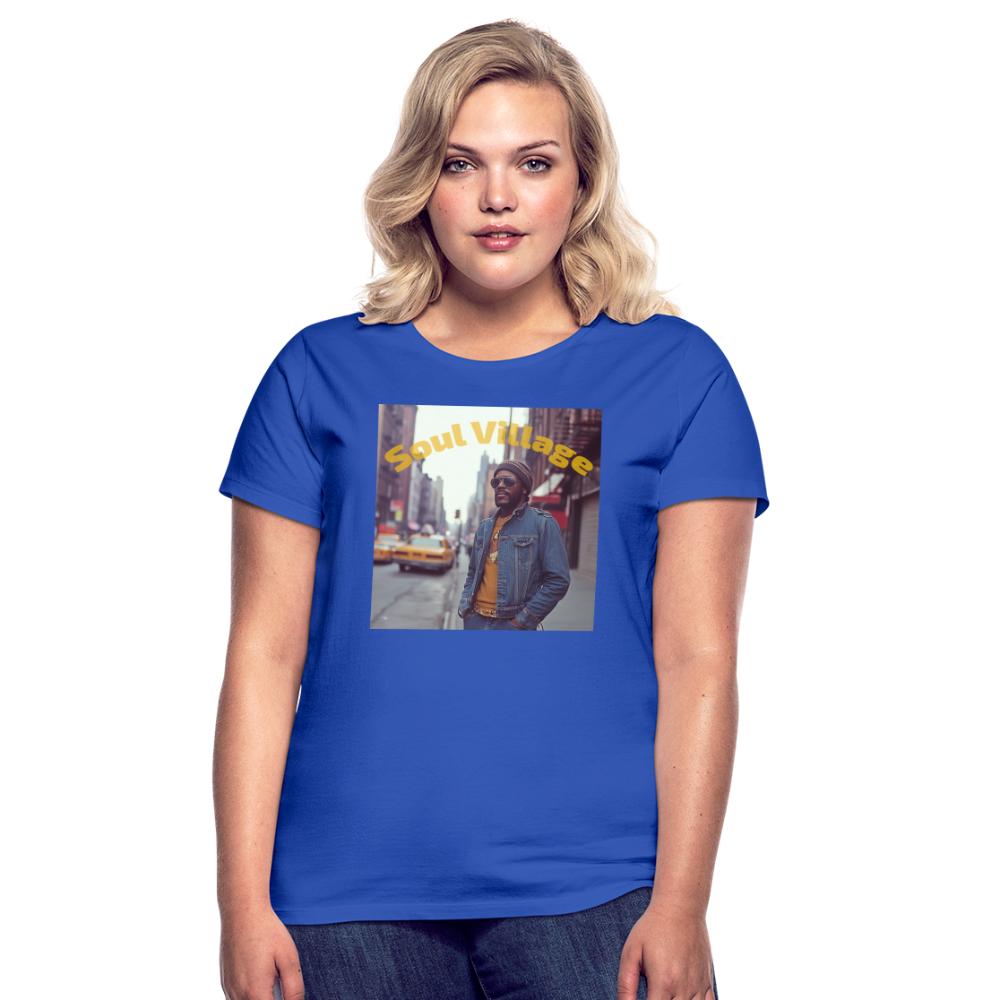 Soul Village, T-shirt dam - royalblå