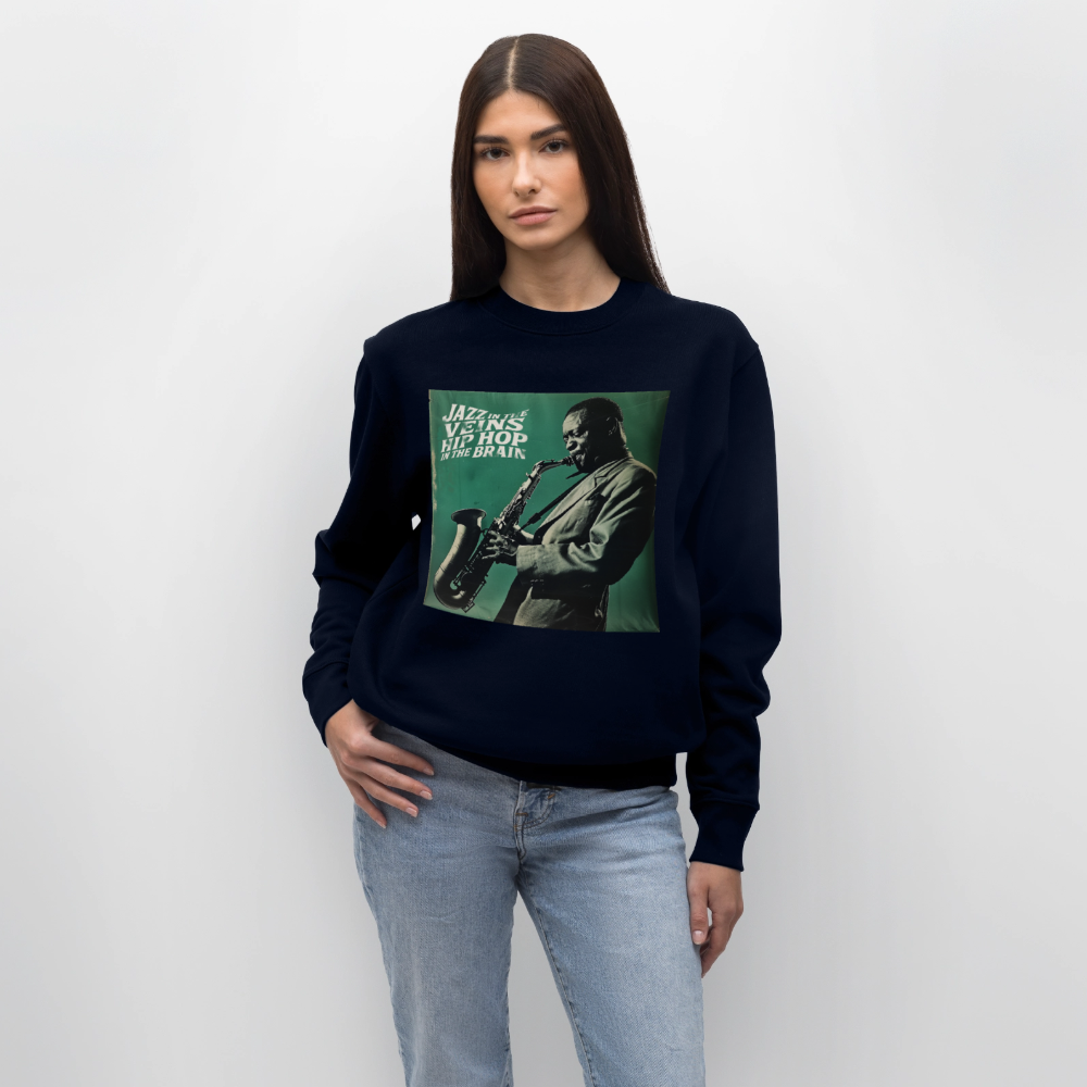 Groove in the Mind, Ekologisk sweatshirt CHANGER unisex från Stanley/Stella - marinblått