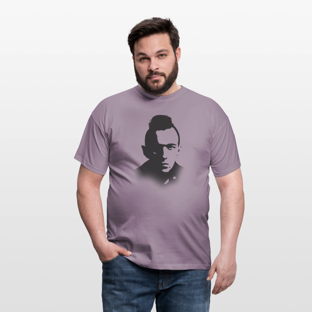 Stencil of Rebellion, T-shirt unisex - lilagrå