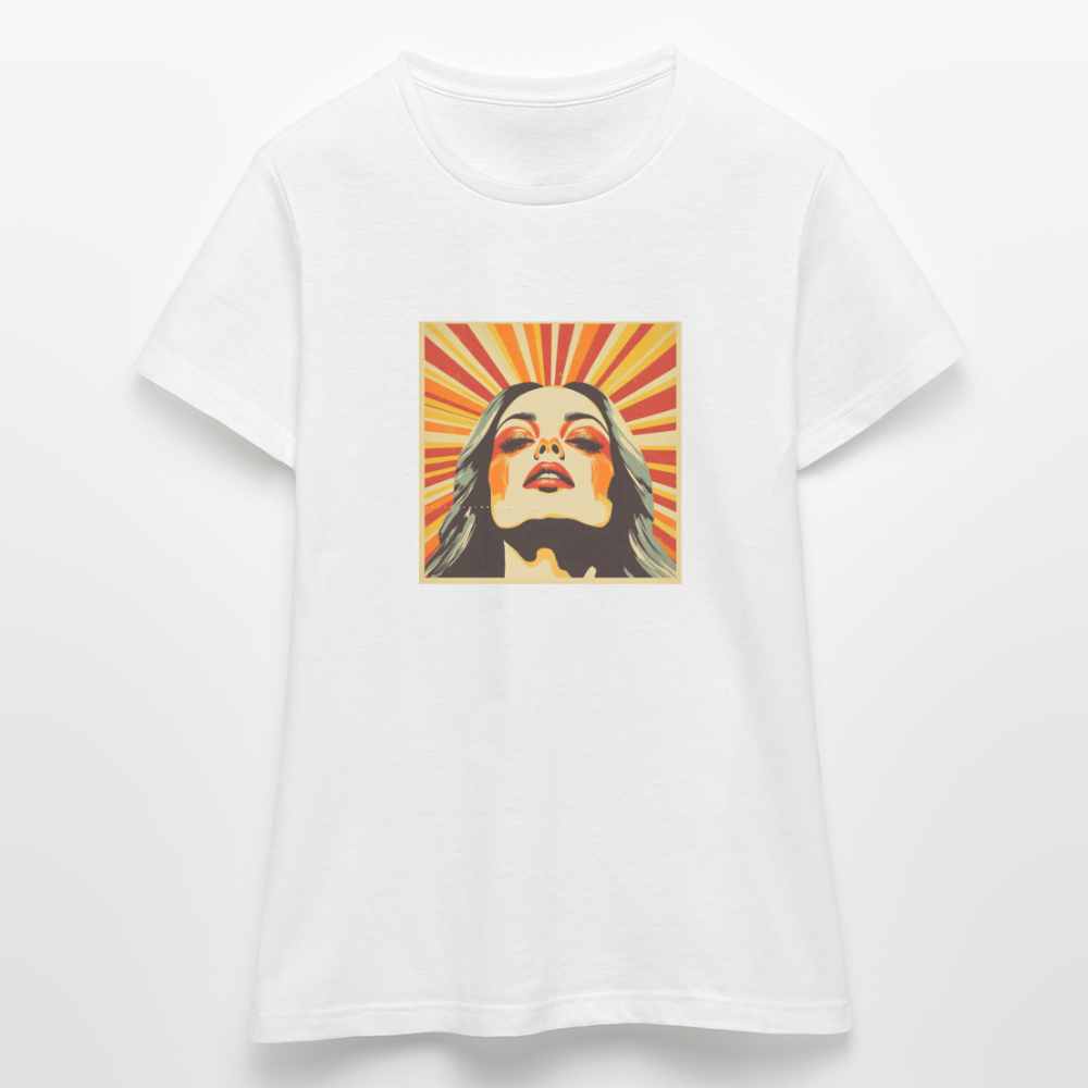 Sun Girl, T-shirt dam - vit