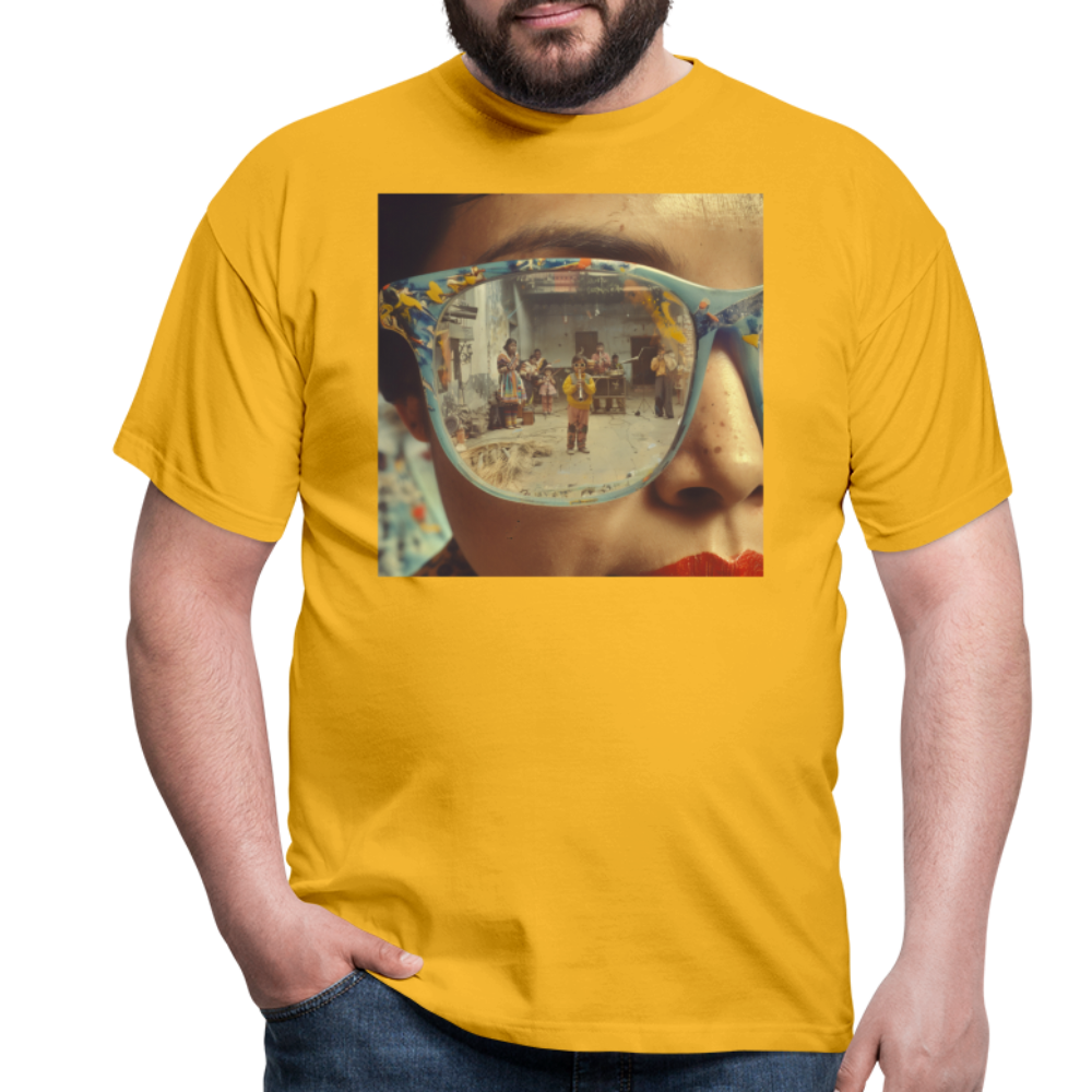 Reflektioner av Anderna, T-shirt herr - gul