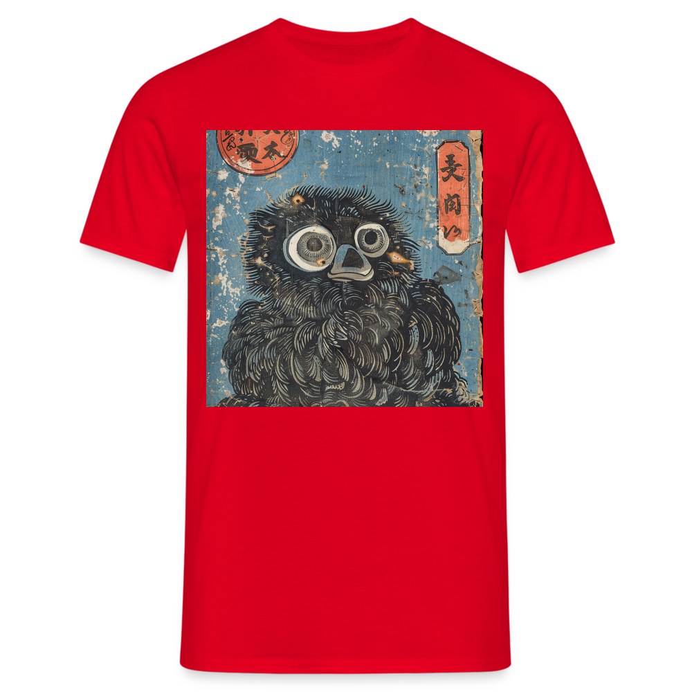 Denimiko, T-shirt herr - röd