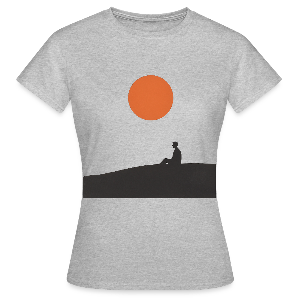 Under the sun, T-shirt dam - gråmelerad