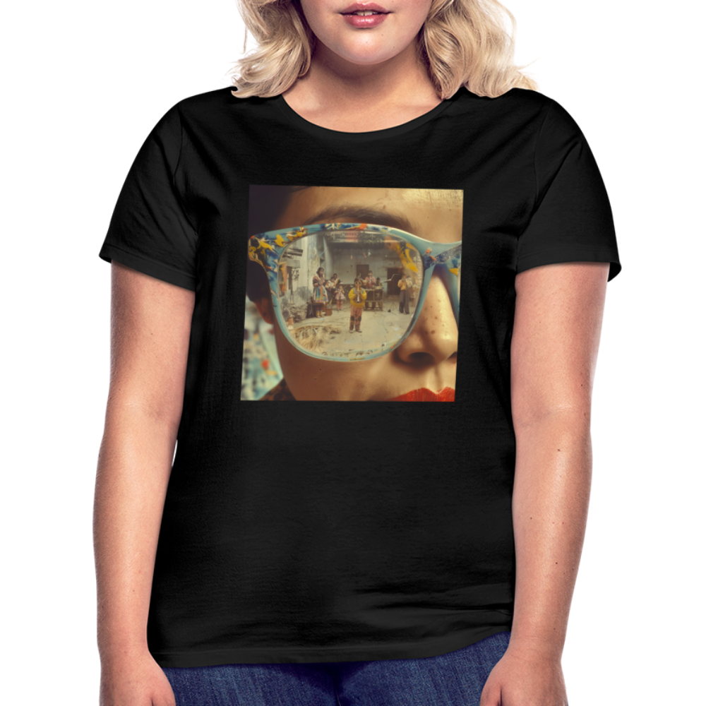 Reflektioner av Anderna, T-shirt dam - svart