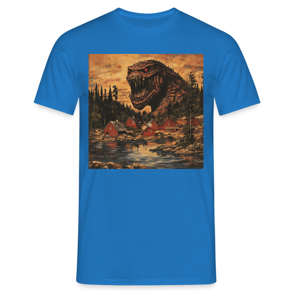 När Draken Vaknade vid Siljan, T-shirt herr - kungsblå