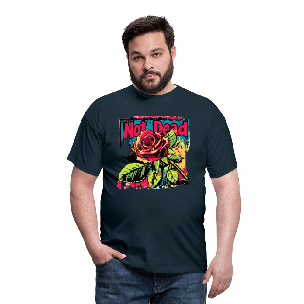 Den Eviga Rosen, T-shirt herr - marinblå