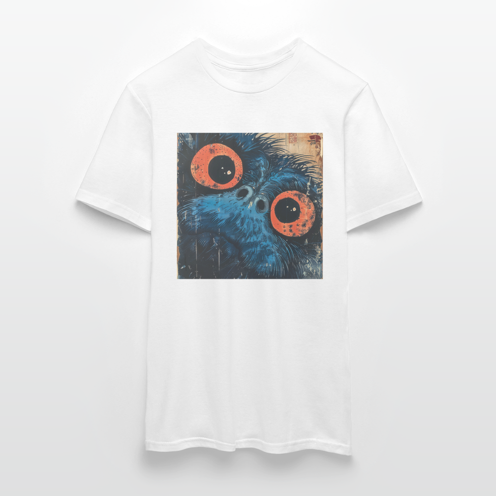 Den blå vännen, T-shirt herr - vit