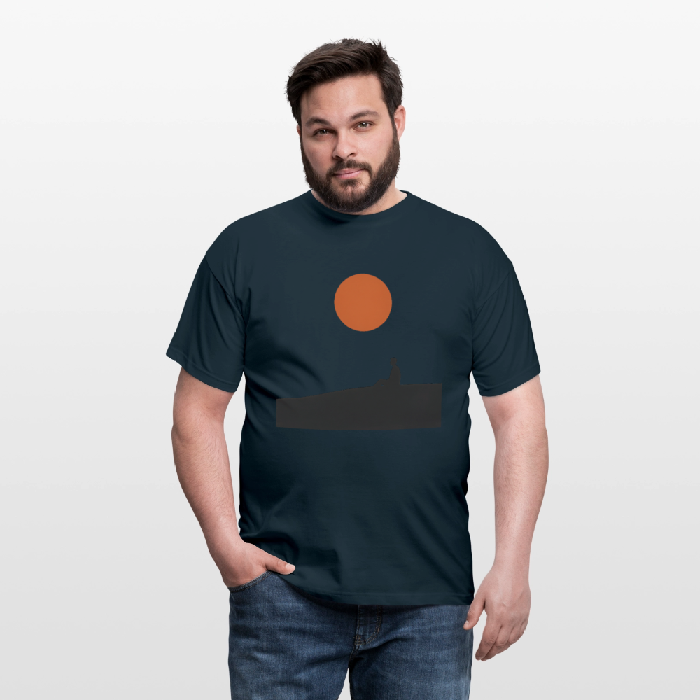 Under the sun, T-shirt unisex - marinblå