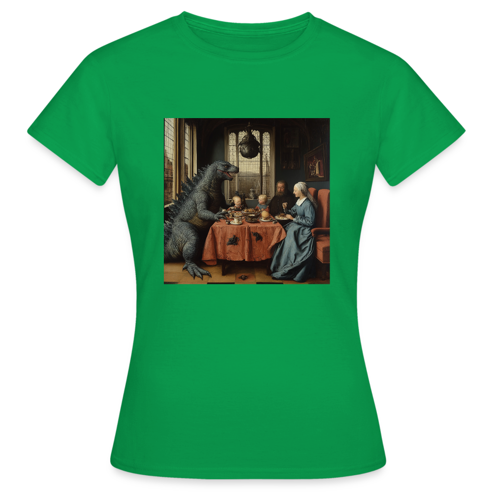 Familjens Fest med Gäst, T-shirt dam - kellygrön