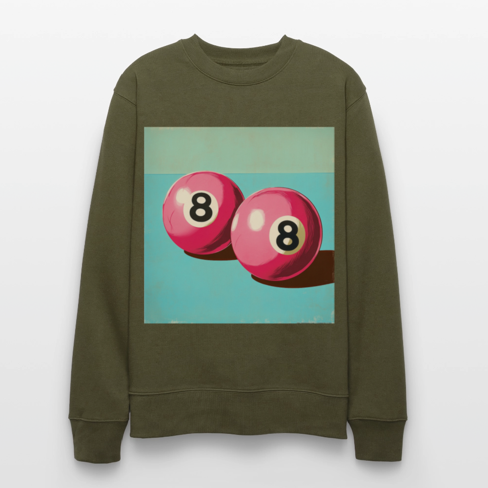 Rosa Rivaler, Ekologisk sweatshirt CHANGER unisex från Stanley/Stella - kaki