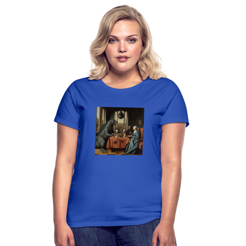 Familjens Fest med Gäst, T-shirt dam - royalblå