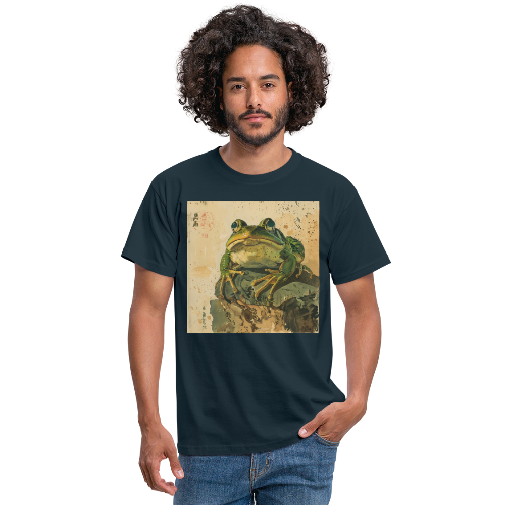 Grodan i Skymningen, T-shirt herr - marinblå