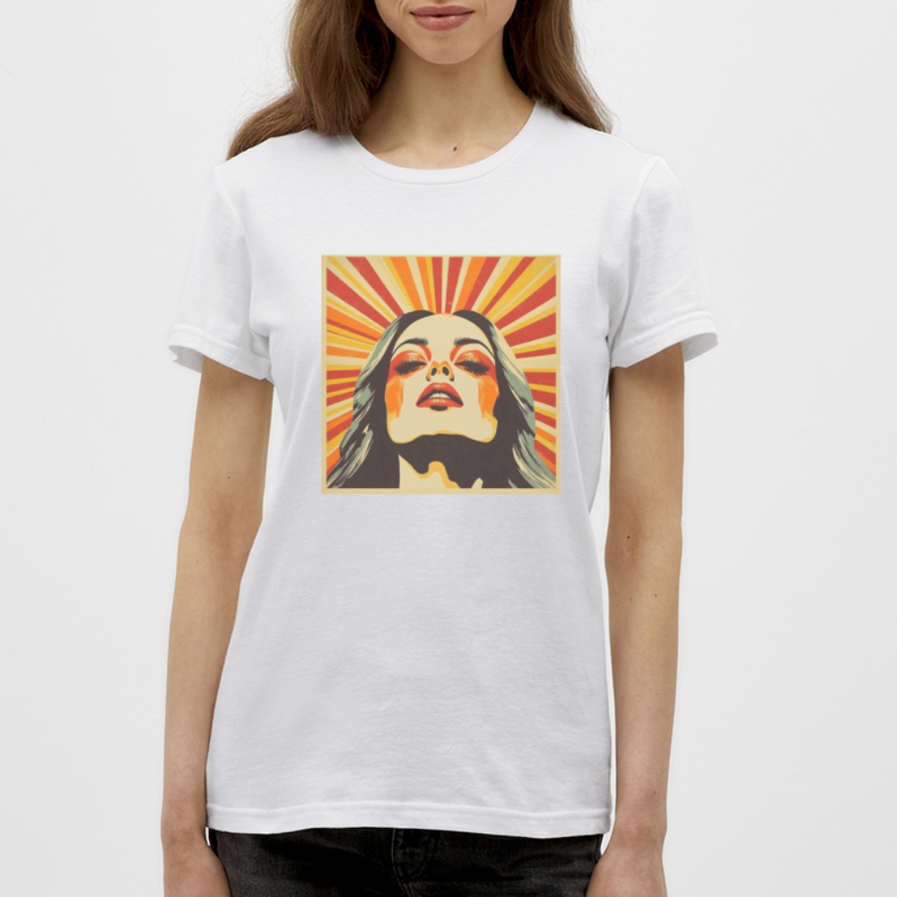Sun Girl, T-shirt dam - vit