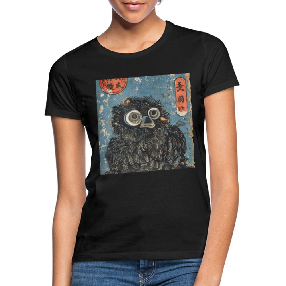 Denimiko, T-shirt dam - svart