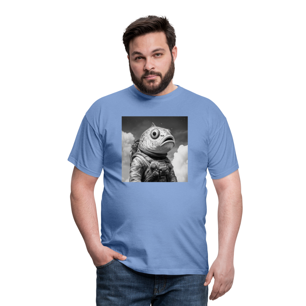 En ensam simtur i universum, T-shirt herr - carolina blue