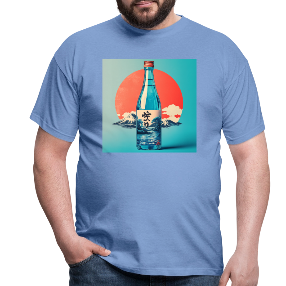Stillhet i glas, T-shirt herr - carolina blue