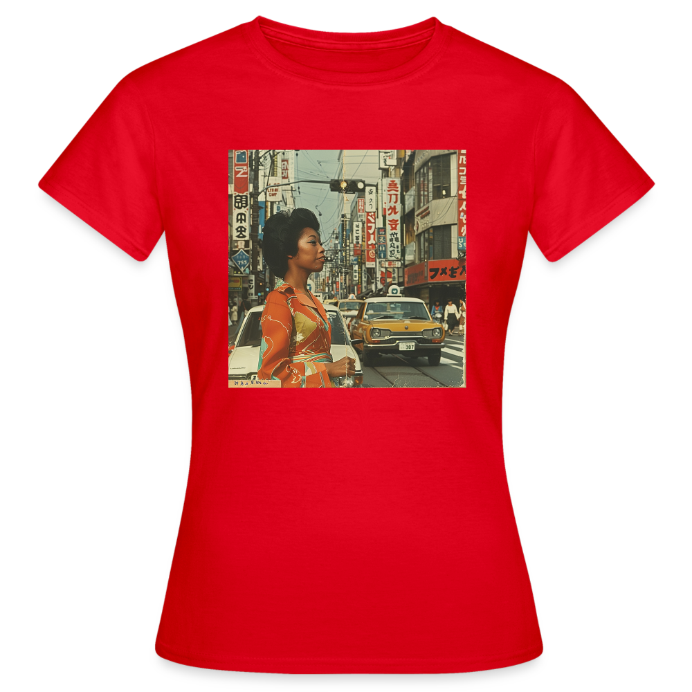 Yumi Sakamoto, T-shirt dam - röd